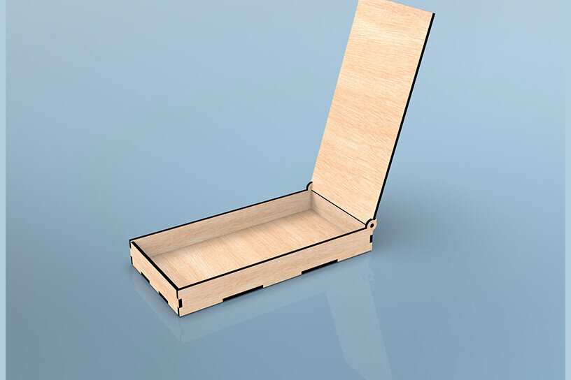 Intra απο ξύλο plywood 3mm-4mm πάχος κοπής με λέιζερ Cash Box Δίασταση 15x15 cm INTRAFABR-105214638 - Image 4