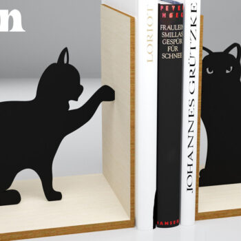 Intra απο ξύλο plywood 3mm-4mm πάχος γάτας. Bookend Δίασταση 30x20 cm INTRAFABR-82008786 - Image 1