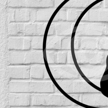 Intra απο ξύλο plywood 3mm-4mm πάχος Σχεδιασμός διακόσμησης τοίχου Cat on the Moon Δίασταση 40x40 cm INTRAFABR-72299850 - Image 1