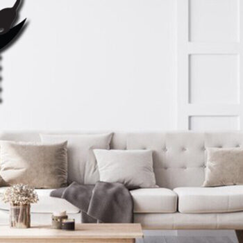 Intra απο ξύλο plywood 3mm-4mm πάχος Σχεδιασμός διακόσμησης τοίχου Cat on the Moon Δίασταση 15x18 cm INTRAFABR-91230697 - Image 2