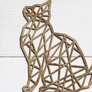 Intra απο ξύλο plywood 3mm-4mm πάχος Διακοσμητικό πρότυπο με ένα στρώμα γάτας Δίασταση 30x20 cm INTRAFABR-91574751