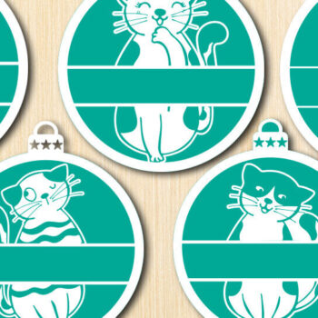 Intra απο ξύλο plywood 3mm-4mm πάχος Στολίδι για γάτα Εραστής κατοικίδιων ζώων Δίασταση 15x18 cm INTRAFABR-91277875 - Image 1