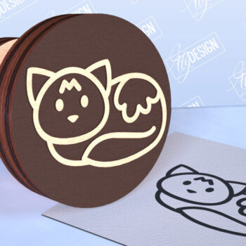 Intra απο ξύλο plywood 3mm-4mm πάχος Δέσμη Stamps Cat | Αστείες γάτες Δίασταση 30x20 cm INTRAFABR-98555378 - Image 8