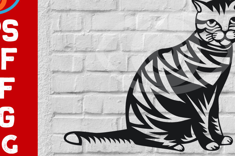 Intra απο ξύλο plywood 3mm-4mm πάχος Διακόσμηση τοίχου γάτας Δίασταση 40x40 cm INTRAFABR-69276555