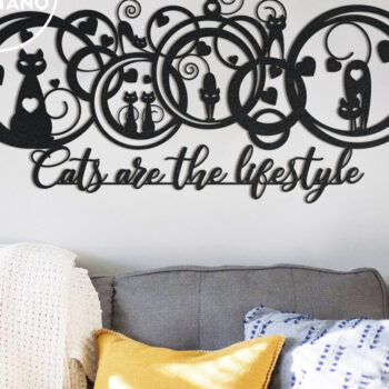 Intra απο ξύλο plywood 3mm-4mm πάχος Διακόσμηση τοίχου CAT, Κοπή ξύλου και χαρτιού Δίασταση 4x4 cm INTRAFABR-78494873 - Image 2