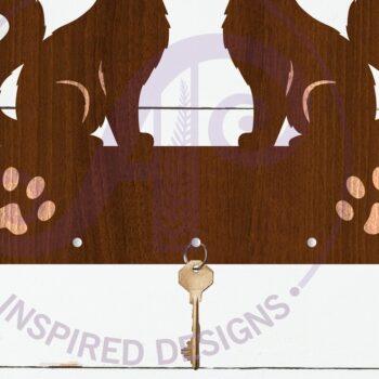 Intra απο ξύλο plywood 3mm-4mm πάχος Σχέδια κλειδαριάς Cats από ξύλο ή μέταλλο Δίασταση 12x12 cm INTRAFABR-119048430 - Image 2