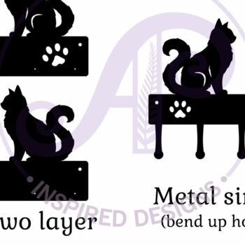 Intra απο ξύλο plywood 3mm-4mm πάχος Σχέδια κλειδαριάς Cats από ξύλο ή μέταλλο Δίασταση 12x12 cm INTRAFABR-119048430 - Image 4