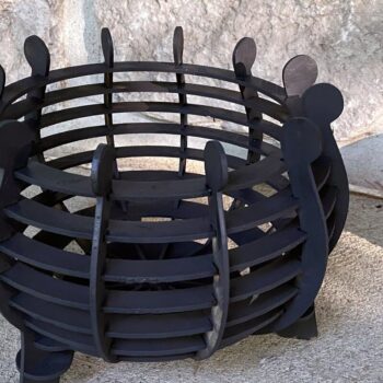 Intra απο ξύλο plywood 3mm-4mm πάχος Cauldron Bowl Δίασταση 30x20 cm INTRAFABR-38833997 - Image 2