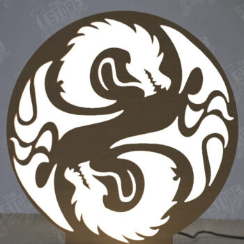 Intra απο ξύλο plywood 3mm-4mm πάχος Ουράνιο Φανάρι Δέσμη | Φως νύχτας Δίασταση 15x15 cm INTRAFABR-112629657 - Image 4