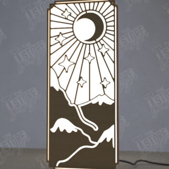 Intra απο ξύλο plywood 3mm-4mm πάχος Ουράνιο Φανάρι Δέσμη | Φως νύχτας Δίασταση 15x15 cm INTRAFABR-112629657 - Image 10