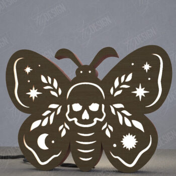 Intra απο ξύλο plywood 3mm-4mm πάχος Ουράνιο Φανάρι Δέσμη | Επιτραπέζιο Φωτιστικό Δίασταση 15x15 cm INTRAFABR-112898335 - Image 11