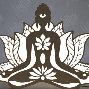 Intra απο ξύλο plywood 3mm-4mm πάχος Ουράνιο Φανάρι | Επιτραπέζιο φως νύχτας Δίασταση 15x15 cm INTRAFABR-112629273 - Image 1