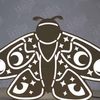 Intra απο ξύλο plywood 3mm-4mm πάχος Ουράνιο Φανάρι | Επιτραπέζιο φως νύχτας Δίασταση 15x15 cm INTRAFABR-112629285 - Image 1