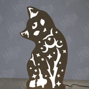 Intra απο ξύλο plywood 3mm-4mm πάχος Ουράνιο Φανάρι | Επιτραπέζιο φως νύχτας Δίασταση 15x15 cm INTRAFABR-112629245 - Image 1