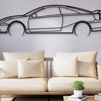 Intra απο ξύλο plywood 3mm-4mm πάχος Celica Silhouette, διάνυσμα αυτοκινήτου Δίασταση 15x15 cm INTRAFABR-110752578 - Image 1