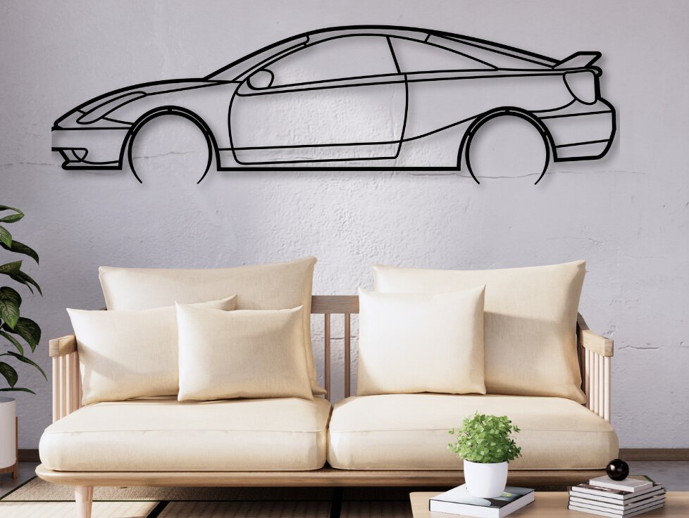 Intra απο ξύλο plywood 3mm-4mm πάχος Celica Silhouette, διάνυσμα αυτοκινήτου Δίασταση 15x15 cm INTRAFABR-110752578