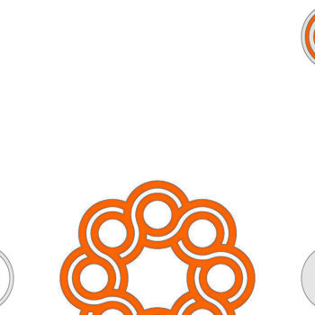 Intra απο ξύλο plywood 3mm-4mm πάχος Στολίδι Celtic 8 Circles Δίασταση 8x8 cm INTRAFABR-113836725 - Image 2