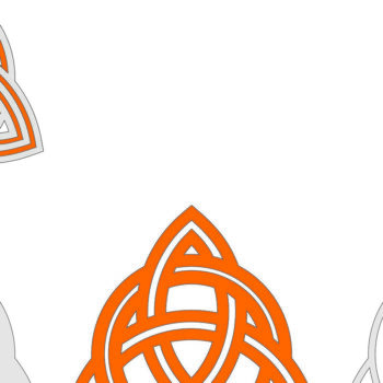 Intra απο ξύλο plywood 3mm-4mm πάχος Σχέδιο Celtic Circle για Δίασταση 30x20 cm INTRAFABR-112858104 - Image 2