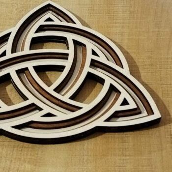 Intra απο ξύλο plywood 3mm-4mm πάχος Σχέδιο Celtic Circle για Δίασταση 30x20 cm INTRAFABR-112858104 - Image 3