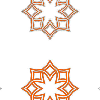 Intra απο ξύλο plywood 3mm-4mm πάχος Στολίδι Κέλτικο Τριφύλλι Δίασταση 8x8 cm INTRAFABR-114129701 - Image 2