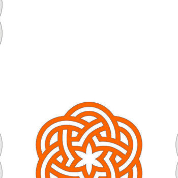 Intra απο ξύλο plywood 3mm-4mm πάχος Στολίδι Celtic Ellipse Δίασταση 8x8 cm INTRAFABR-113308048 - Image 3