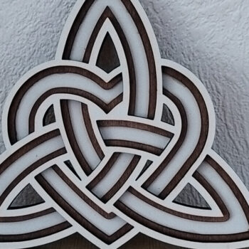 Intra απο ξύλο plywood 3mm-4mm πάχος Στολίδι Κελτικής Εστίας Δίασταση 8x8 cm INTRAFABR-113308114 - Image 1