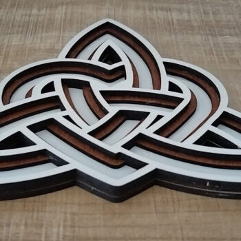 Intra απο ξύλο plywood 3mm-4mm πάχος Στολίδι Κελτικής Εστίας Δίασταση 8x8 cm INTRAFABR-113308114 - Image 2