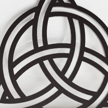 Intra απο ξύλο plywood 3mm-4mm πάχος Σύμβολο Κέλτικο Κόμβο Δίασταση 40x40 cm INTRAFABR-22623648 - Image 3