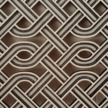 Intra απο ξύλο plywood 3mm-4mm πάχος Κελτικό ορθογώνιο στολίδι Δίασταση 8x8 cm INTRAFABR-113432468 - Image 1