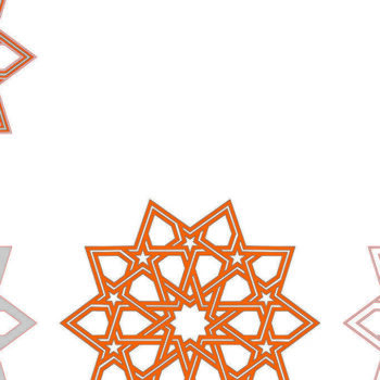 Intra απο ξύλο plywood 3mm-4mm πάχος Στολίδι Celtic Star Δίασταση 8x8 cm INTRAFABR-113432473 - Image 3