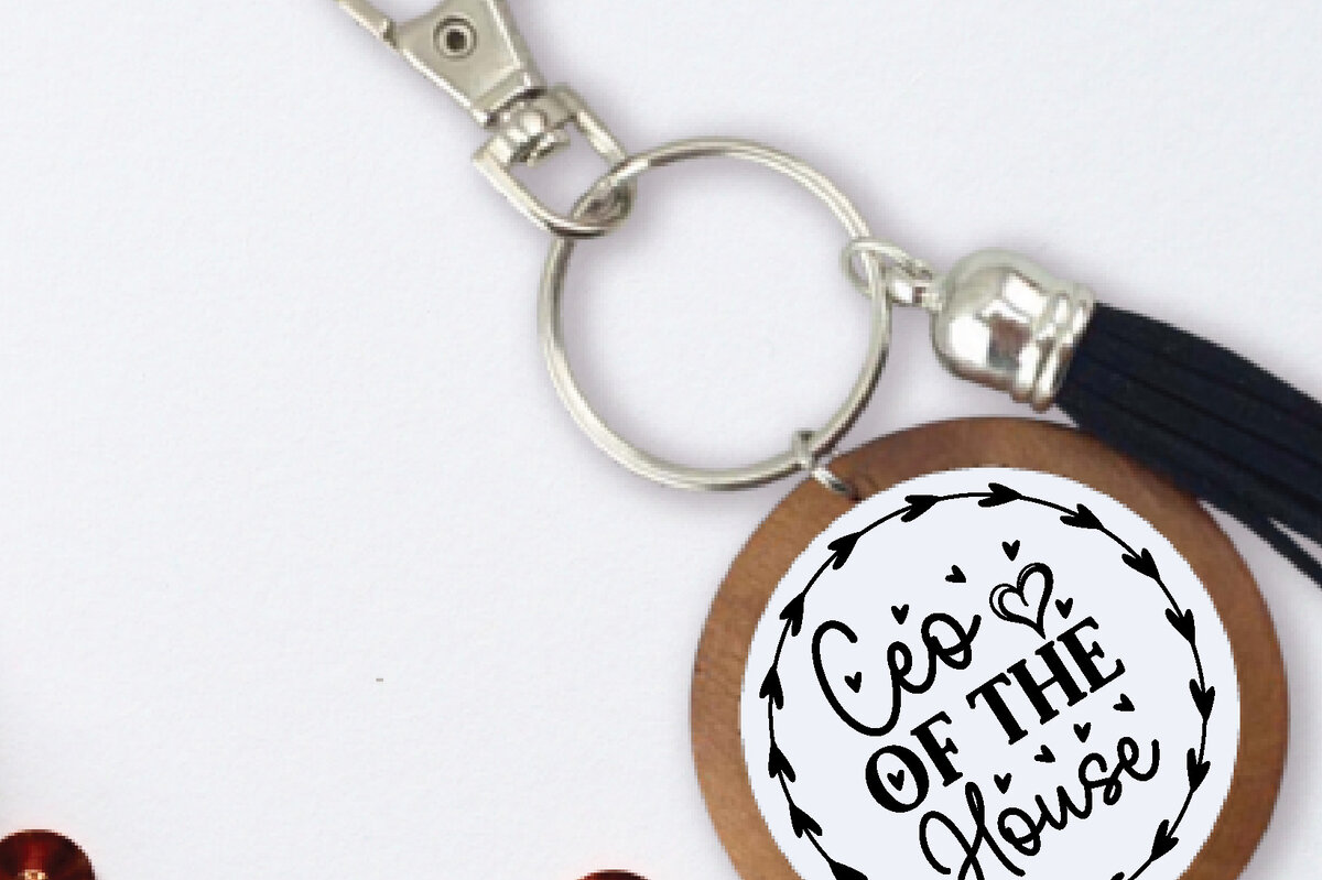 Intra απο ξύλο plywood 3mm-4mm πάχος Διευθύνων Σύμβουλος του House Keychain Δίασταση 6x6 cm INTRAFABR-68457343