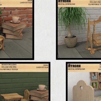 Intra απο ξύλο plywood 3mm-4mm πάχος Καρέκλα, Κούνια, Κρεβάτι, Επιτραπέζια Καρέκλα Κοπή  Δίασταση 30x20 cm INTRAFABR-39424317 - Image 1