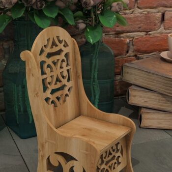 Intra απο ξύλο plywood 3mm-4mm πάχος Καρέκλα, Κούνια, Κρεβάτι, Επιτραπέζια Καρέκλα Κοπή  Δίασταση 30x20 cm INTRAFABR-39424317 - Image 2