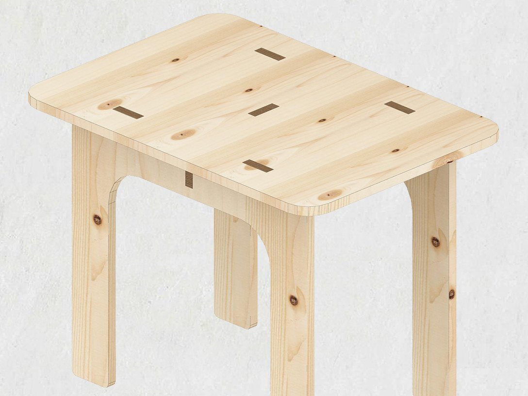 Intra απο ξύλο plywood 3mm-4mm πάχος Τραπεζάκι καρέκλας Flower Box Σχέδιο τραπεζιού σαλονιού Δίασταση 30x20 cm INTRAFABR-39427029 - Image 3