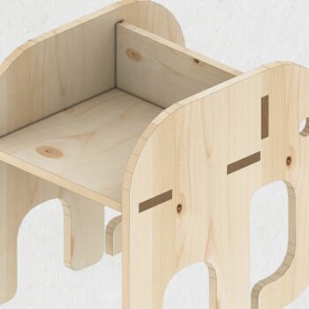 Intra απο ξύλο plywood 3mm-4mm πάχος Τραπεζάκι καρέκλας Flower Box Σχέδιο τραπεζιού σαλονιού Δίασταση 30x20 cm INTRAFABR-39427029 - Image 7