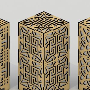 Intra απο ξύλο plywood 3mm-4mm πάχος Πολυέλαιος. κοπής με λέιζερ , , CD Δίασταση 30x20 cm INTRAFABR-39967236