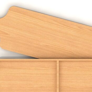 Intra απο ξύλο plywood 3mm-4mm πάχος Πίνακας αλλαντικών Glowforge REady  Δίασταση 40x40 cm INTRAFABR-39077238 - Image 1