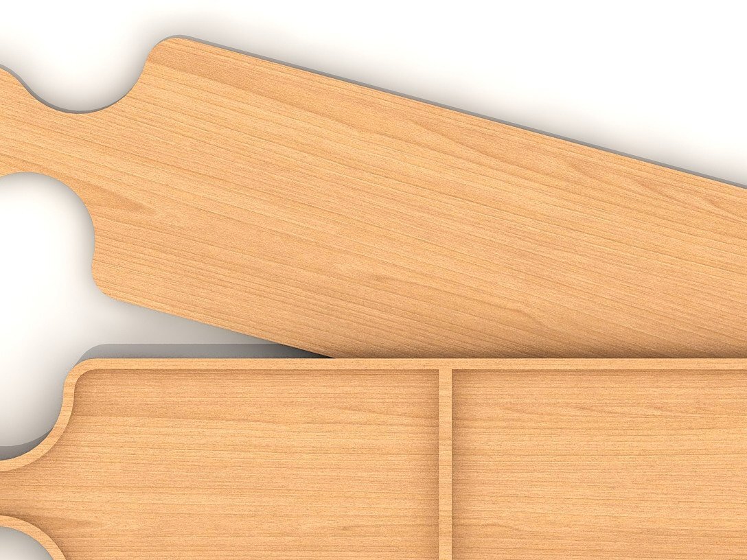 Intra απο ξύλο plywood 3mm-4mm πάχος Πίνακας αλλαντικών Glowforge REady  Δίασταση 40x40 cm INTRAFABR-39077238