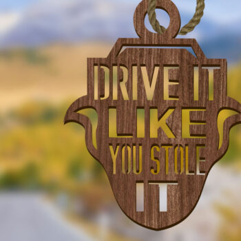 Intra απο ξύλο plywood 3mm-4mm πάχος Charms . Ξύλινα γούρια αυτοκινήτου  Δίασταση 4x4 cm INTRAFABR-81811227 - Image 1