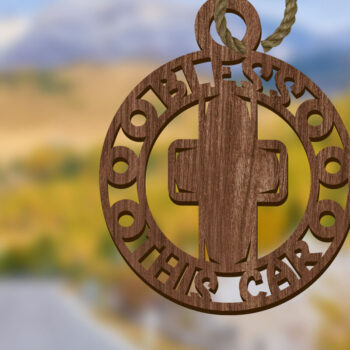 Intra απο ξύλο plywood 3mm-4mm πάχος Charms . Ξύλινα γούρια αυτοκινήτου  Δίασταση 4x4 cm INTRAFABR-81493121 - Image 1