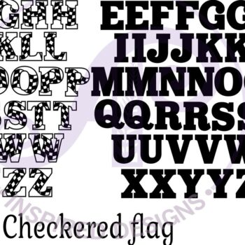 Intra απο ξύλο plywood 3mm-4mm πάχος αλφαβήτου με καρό γράμματα σημαία X 52 Δίασταση 5x5 cm INTRAFABR-90207156 - Image 5