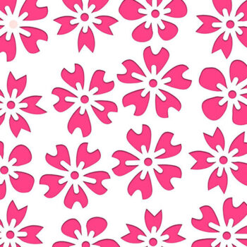 Intra απο ξύλο plywood 3mm-4mm πάχος Cut Card Cherry Blossom Δίασταση 5x5 cm INTRAFABR-12018434 - Image 1