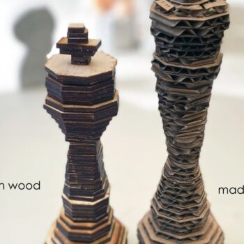 Intra απο ξύλο plywood 3mm-4mm πάχος Σκάκι Δίασταση 30x20 cm INTRAFABR-38834162 - Image 2