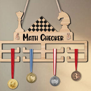 Intra απο ξύλο plywood 3mm-4mm πάχος Chess Sport Man Medal Hanger Display Δίασταση 15x15 cm INTRAFABR-120633343