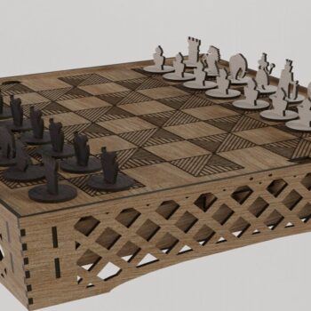 Intra απο ξύλο plywood 3mm-4mm πάχος Τέχνη σκακιέρας για διακόσμηση σπιτιού Δίασταση 3x3 cm INTRAFABR-113818560 - Image 8