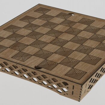 Intra απο ξύλο plywood 3mm-4mm πάχος Τέχνη σκακιέρας για διακόσμηση σπιτιού Δίασταση 3x3 cm INTRAFABR-113818560 - Image 9