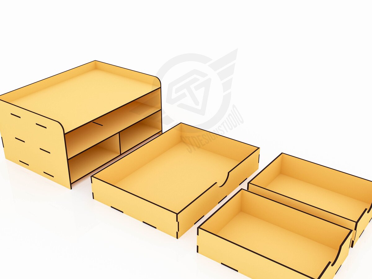 Intra απο ξύλο plywood 3mm-4mm πάχος Συρταριέρα Cut  Δίασταση 8x5 cm INTRAFABR-118017622 - Image 5
