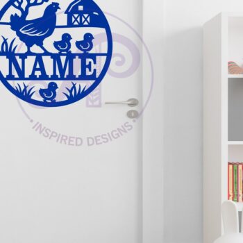 Intra απο ξύλο plywood 3mm-4mm πάχος Κοτόπουλα στο αγρόκτημα Ονομασία κοπής με λέιζερ Δίασταση 10x10 cm INTRAFABR-124607733 - Image 7