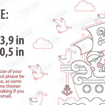 Intra απο ξύλο plywood 3mm-4mm πάχος κοπής με λέιζερ Παιδικό Δωμάτιο Διακόσμηση τοίχου Δίασταση 15x15 cm INTRAFABR-123135041 - Image 2