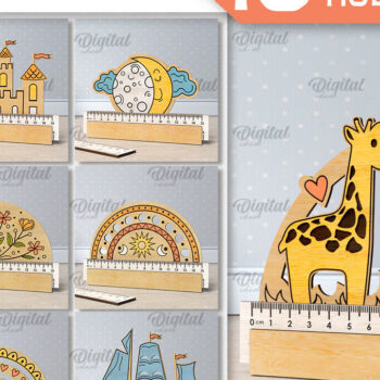 Intra απο ξύλο plywood 3mm-4mm πάχος παιδικών σχολικών χάρακες Δίασταση 30x20 cm INTRAFABR-107625930 - Image 1